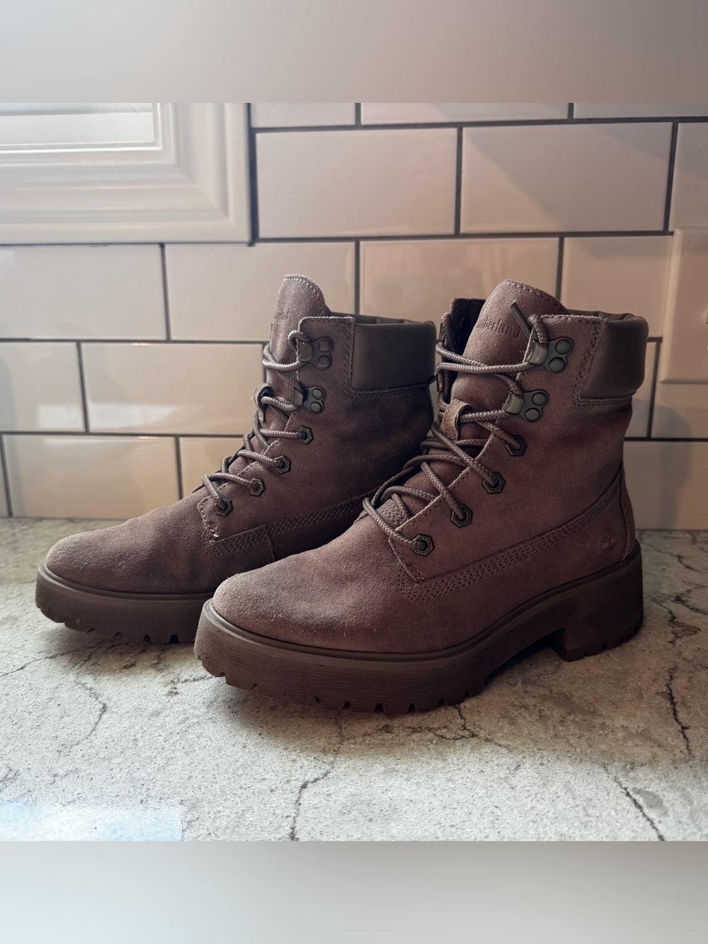 Timberland Carnaby Cool A1SKB Suede Lug Boots Women’s 7.5